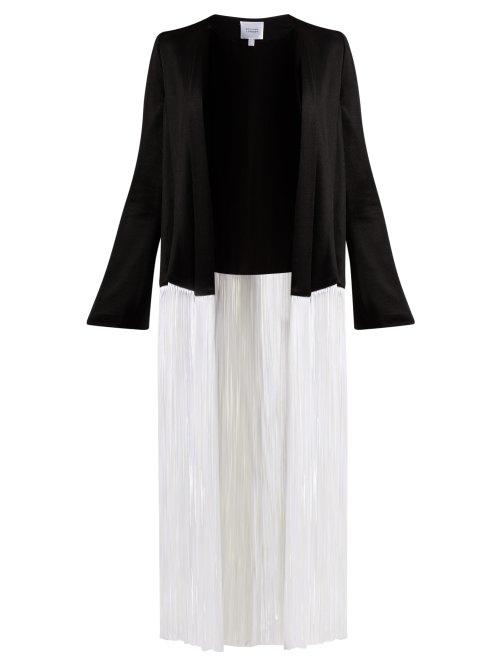 Matchesfashion.com Galvan - Dusk Fringed Jacket - Womens - Black White