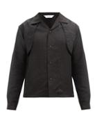 Matchesfashion.com Sasquatchfabrix - Layered Two-tone Poplin Shirt - Mens - Black