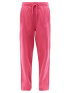 Ladies Rtw Ganni - Software Isoli Recycled Cotton-blend Track Pants - Womens - Pink