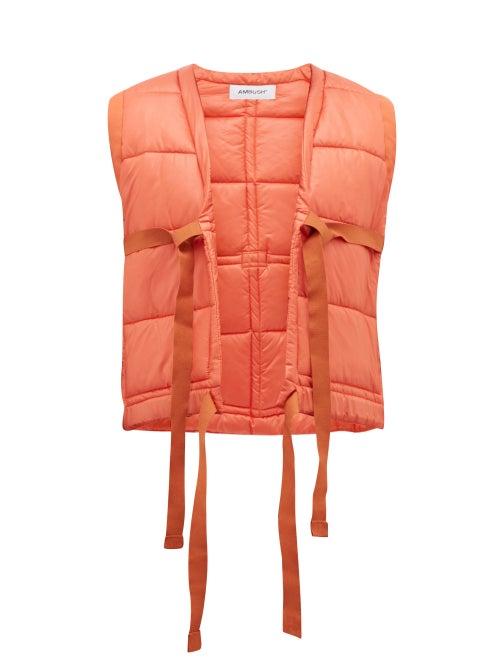 Matchesfashion.com Ambush - Padded Shell Gilet - Mens - Orange
