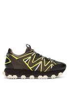 Matchesfashion.com Lanvin - Lightening Panelled Leather Trainers - Mens - Khaki