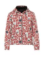 Matchesfashion.com 2 Moncler 1952 - Hooded Logo Print Nylon Windbreaker - Mens - White Multi
