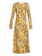 Marni Citrus Forest-print Silk Maxi Dress