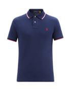 Polo Ralph Lauren - Logo-embroidered Cotton-piqu Polo Shirt - Mens - Navy