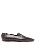 The Row Minimal Leather Loafers