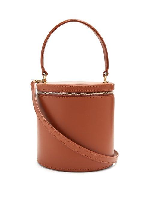 Matchesfashion.com Staud - Vitti Leather Bucket Bag - Womens - Tan