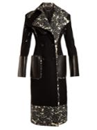 Alexander Mcqueen Paisley-print Cady-crepe Double-breasted Coat