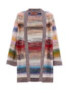 Matchesfashion.com Missoni - Polka-dot Zigzag-jacquard Knitted Cardigan - Womens - Multi