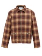 Matchesfashion.com Noon Goons - Anderson Checked Flannel Jacket - Mens - Brown