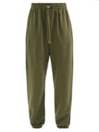 Ladies Rtw The Frankie Shop - Vanessa Organic-cotton Track Pants - Womens - Khaki