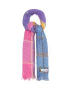 Rave Review - Upcycled Patchwork Wool-blend Scarf - Womens - Multi