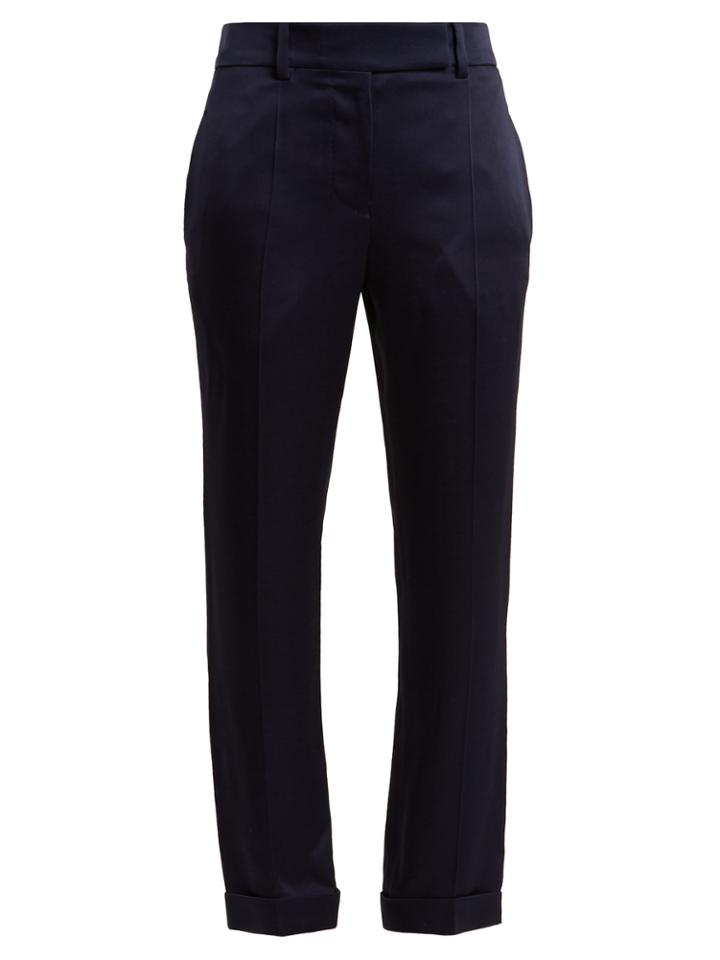 Haider Ackermann Kuiper Mid-rise Satin Trousers
