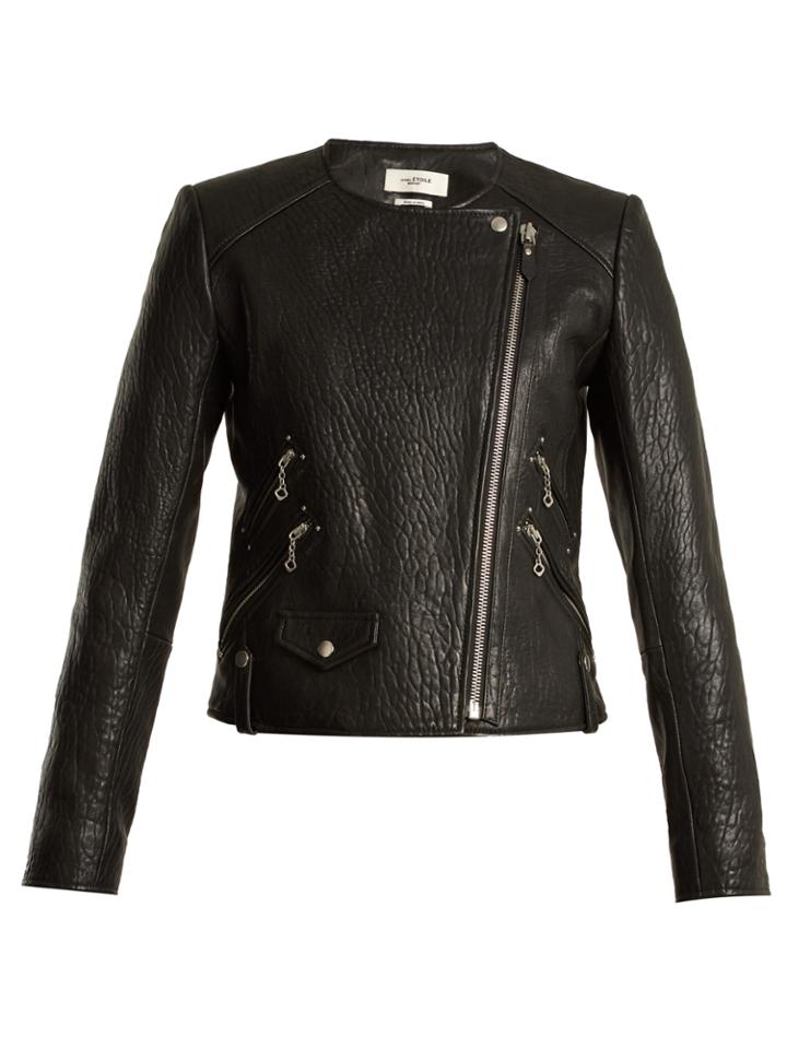 Isabel Marant Étoile Kankara Bubbled Leather Jacket