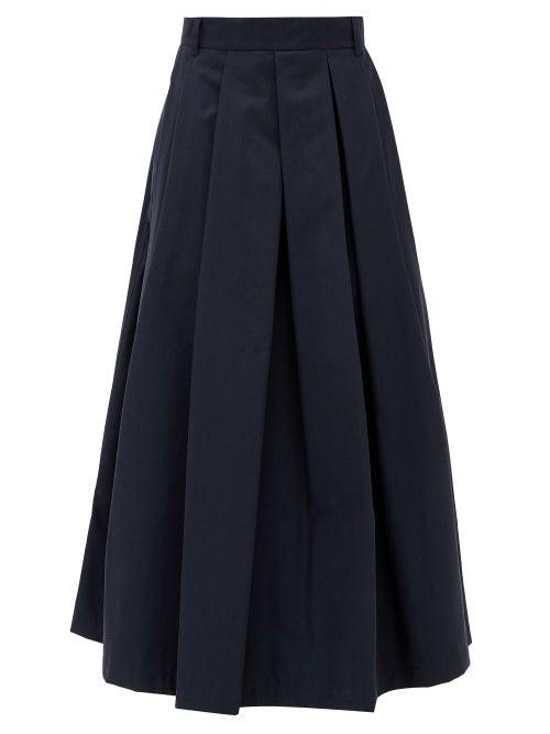 Matchesfashion.com S Max Mara - Eschimo Skirt - Womens - Navy