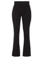 Le Ore - Rimini Recycled-jersey Flared-leg Track Pants - Womens - Black