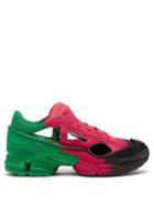 Matchesfashion.com Raf Simons X Adidas - Replicant Ozweego Mesh And Leather Trainers - Womens - Pink Multi