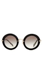Miu Miu Noir Round-frame Sunglasses