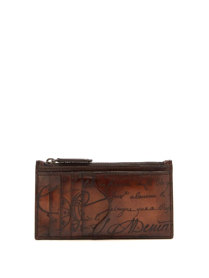 Berluti Koa Leather Cardholder