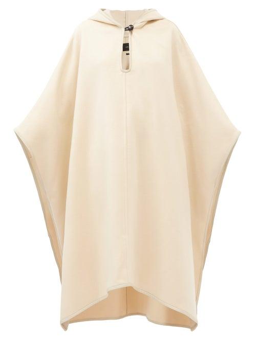 Matchesfashion.com Isabel Marant - Eoywn Hooded Wool-blend Cape - Womens - Beige