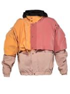 Matchesfashion.com Y/project - Colour Block Cotton Bend Jacket - Mens - Orange