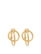 Matchesfashion.com Alan Crocetti - Dita Gold Vermeil Hoop Earrings - Womens - Gold