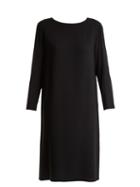 Matchesfashion.com The Row - Larina Crepe Tunic Dress - Womens - Black