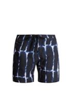 Saturdays Nyc Colin Water Stack-print Swim Shorts