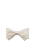 Matchesfashion.com Title Of Work - Silk Satin And Organza Bow Tie - Mens - White