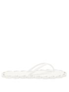 Ladies Shoes Carlotha Ray - Laser-cut Wave Scented-rubber Flip Flops - Womens - White