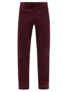 Polo Ralph Lauren - Slim-fit Cotton-blend Chino Trousers - Mens - Burgundy