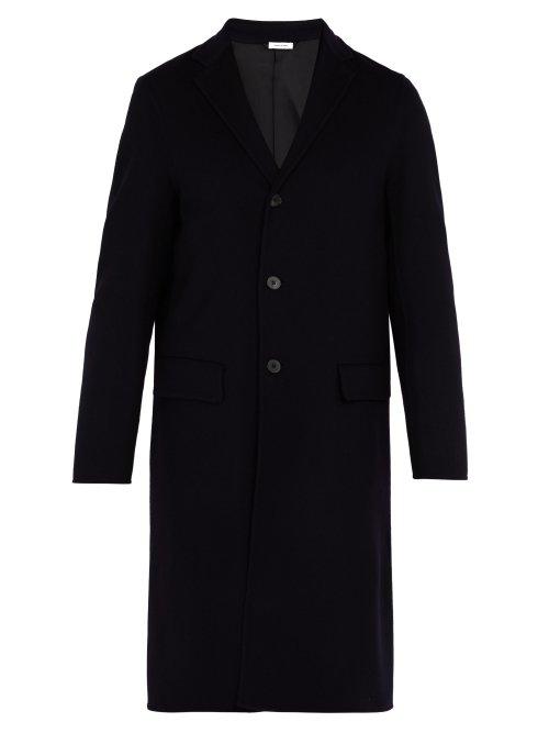 Matchesfashion.com Jil Sander - Virgin Wool And Cashmere Blend Coat - Mens - Grey