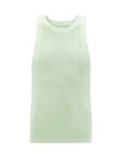 Matchesfashion.com Solid & Striped - The Carson Technical Mesh Tank Top - Womens - Green Multi