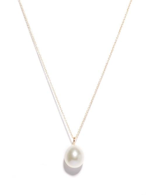 Ladies Fine Jewellery Sophie Bille Brahe - L'eau Pearl & 14kt Gold Pendant Necklace - Womens - Pearl