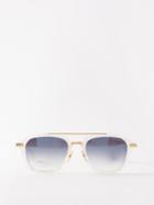 Dita Eyewear - Terracraft D-frame Titanium Sunglasses - Mens - White Gold