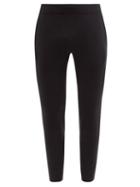 Mens Activewear Snow Peak - Wg Rib-knitted Cotton-blend Track Pants - Mens - Black