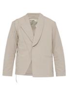 Matchesfashion.com A-cold-wall* - Asymmetric Cotton Ripstop Blazer - Mens - Grey