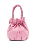 Matchesfashion.com Staud - Grace Patent Leather Clutch - Womens - Pink