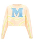 Matchesfashion.com M Missoni - M-logo Tie-dyed Cotton Sweater - Womens - Orange Multi