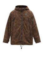 South2 West8 - Fleece-lined Camouflage-print Nylon Hooded Jacket - Mens - Brown Multi