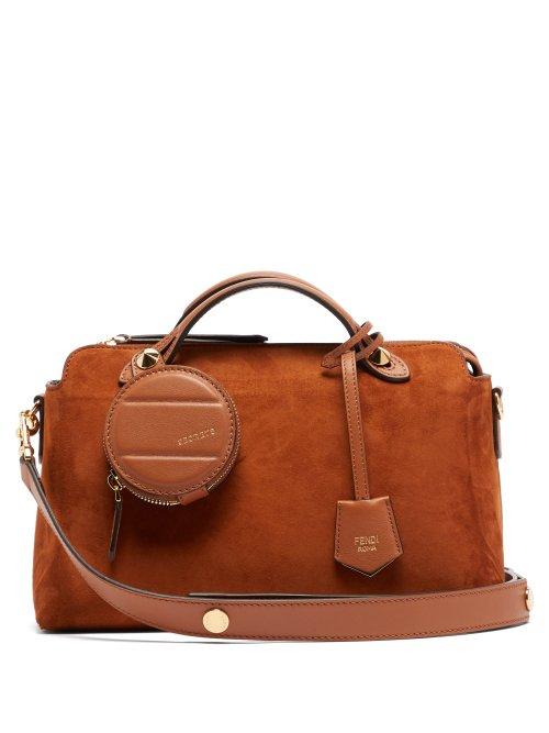 Matchesfashion.com Fendi - By The Way Suede Shoulder Bag - Womens - Tan