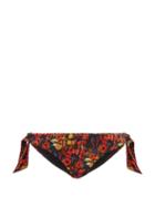 Matchesfashion.com Muzungu Sisters - Hazel Floral Print Bikini Briefs - Womens - Black Multi