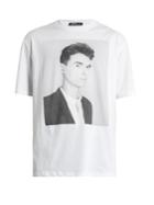 Raf Simons American-fit David Byrne-print Cotton T-shirt