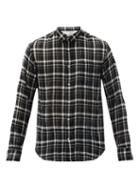 Matchesfashion.com Officine Gnrale - Lipp Patch-pocket Check Cotton-twill Shirt - Mens - Black Multi