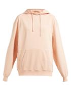 Matchesfashion.com Acne Studios - Logo Embroidered Cotton Hooded Sweatshirt - Womens - Pink