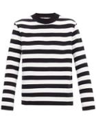 Matchesfashion.com Connolly - Striped Cotton Deck Sweater - Mens - Navy White