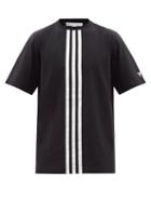 Y-3 - Three-stripe Cotton-jersey T-shirt - Mens - Black