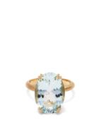 Irene Neuwirth - Gemmy Gem Aquamarine & 18kt Gold Ring - Womens - Light Blue