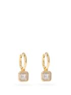 Ladies Jewellery Theodora Warre - Shapeshifter Topaz & Gold-plated Hoop Earrings - Womens - Yellow Gold