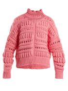 Isabel Marant Zoe Chunky-knit Cotton-blend Sweater
