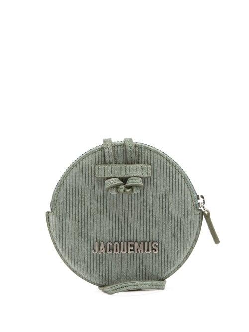 Matchesfashion.com Jacquemus - Pitchou Circular Suede Mini Bag - Mens - Khaki